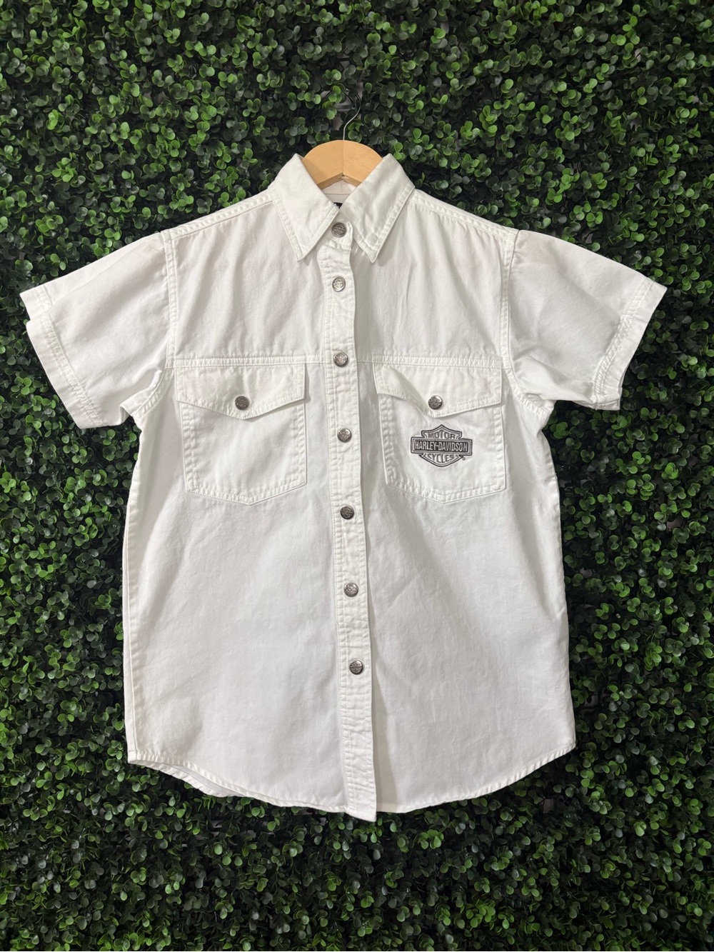 Harley-Davidson Women’s White Short Sleeve Shirt